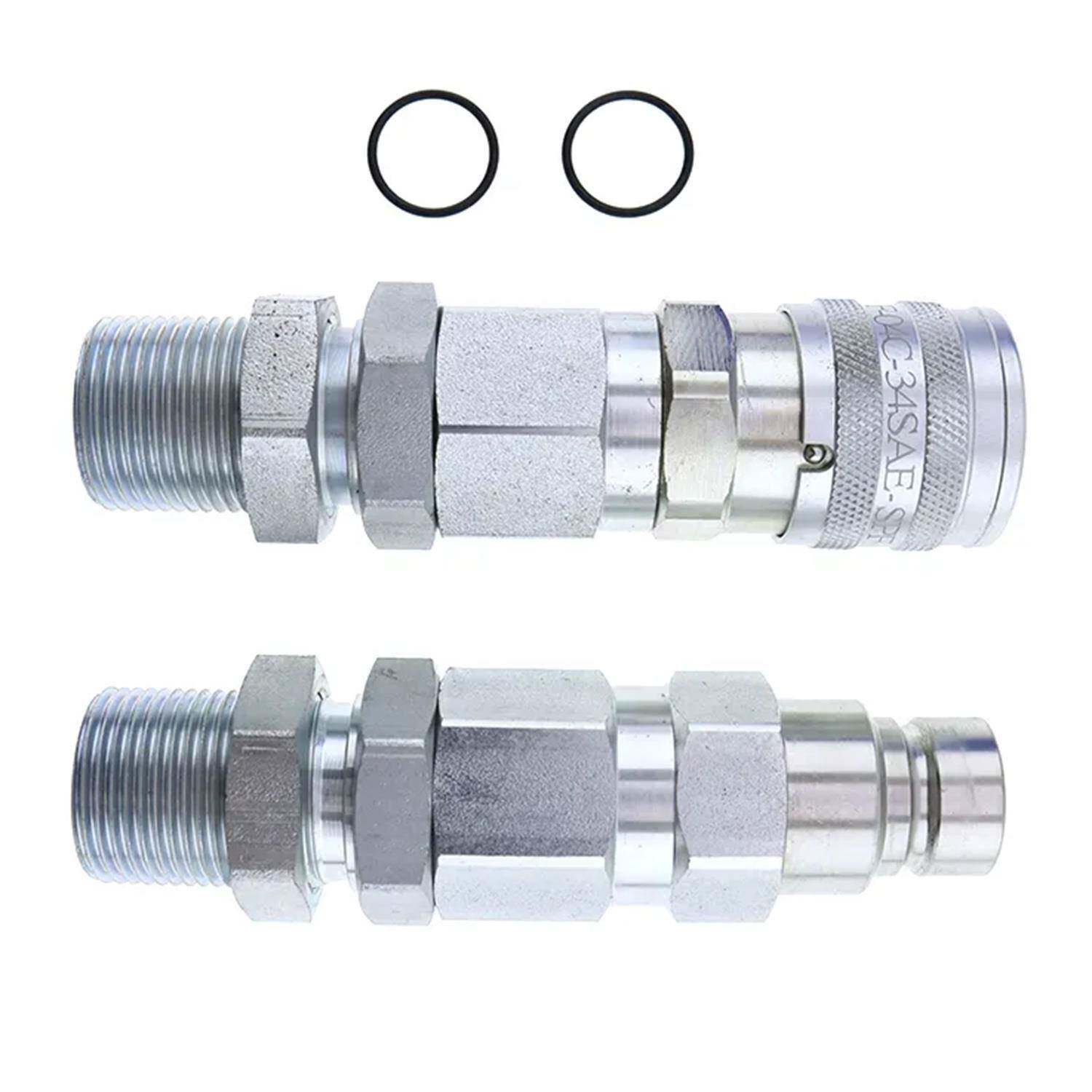 KV1884AT12877隔板式快插ISO16028/4ORFS装载机长尾快速接头