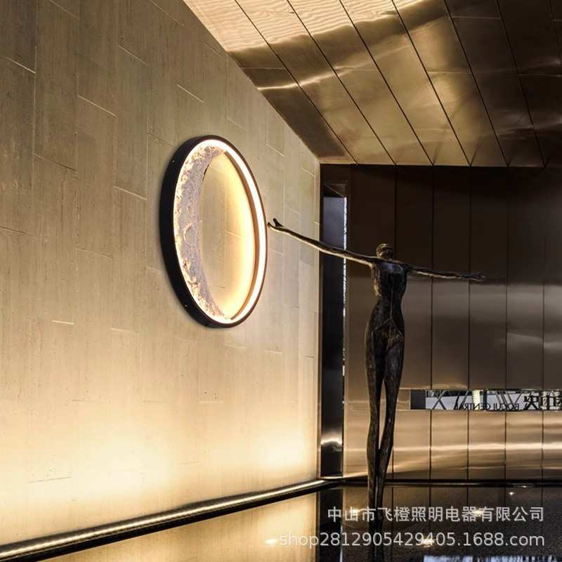 花园别墅露台室内外壁灯阳台景观防水壁灯太阳能外墙月牙户外庭院