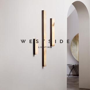 中山工厂直销westside意式极简天然云石壁灯走廊楼梯客厅背景墙卧