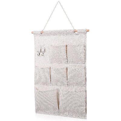 1 Cotton Hanging Bag Wall Pocket ganizer for Bedroom Door