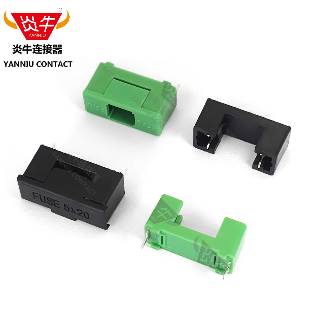 炎牛镀银环保阻燃BLX-A型PUSE 5*20保险丝座/保险管座/保险管夹图片