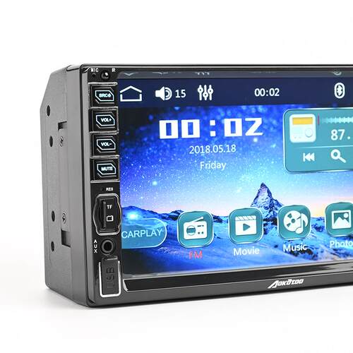 通用双锭机车型导航仪汽车中控大屏无线carplay电容屏7英寸一体机