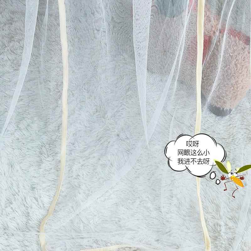 儿床童蚊帐带支架小婴孩床上蚊帐宝宝蚊蚊帐-婴帐儿床蚊可升降全