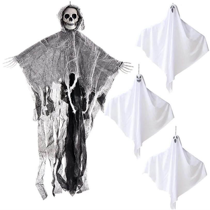 Halloween Hanging Skull Ghost Haunted House Decoration Horro - 实物图