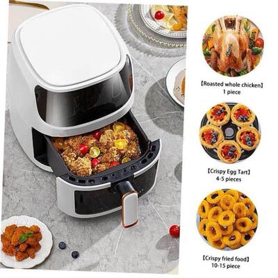 8L English air fryer oven Oil free Airfryer touch screen 5L