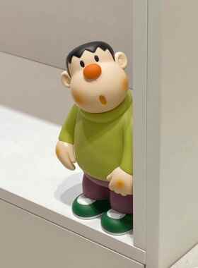 【100家新家快递】胖虎饰品斜头桌面装饰入口客厅家居饰品