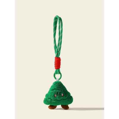 圣诞树毛绒玩偶包包挂件可爱公仔书包挂饰氛围钥匙扣女圣诞节礼物
