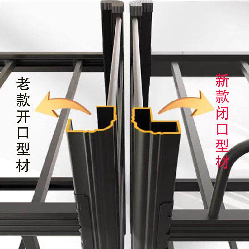 上下铺铁架床双层员工宿舍工地学生公寓双人高低床两层铁床上下床