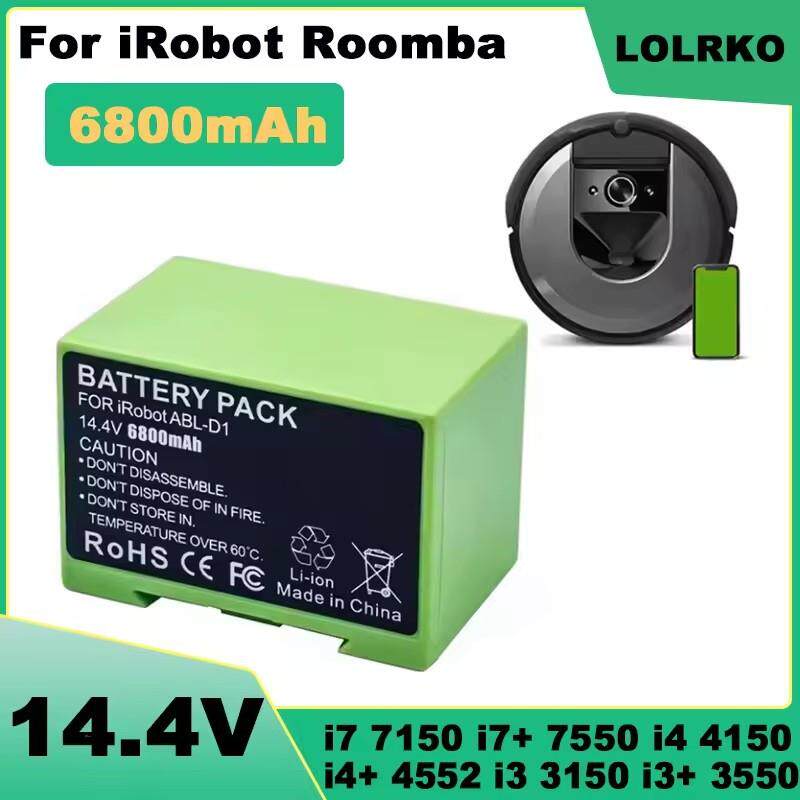 14.4ViRobot Roomba i7可充电电池6800mAhi3 i4 i5 i6 i7 i8 J7