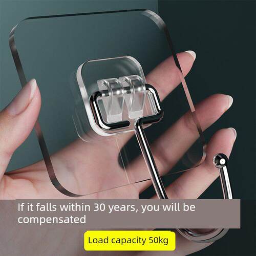 挂钩强力粘胶贴墙无痕免打孔粘贴厨房浴室卫生间墙壁粘钩强力承重