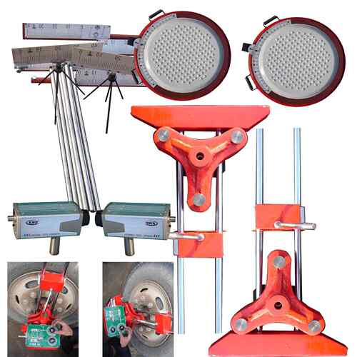 厂家直销激光准确大车四轮定位仪挂车定位仪前4后8通用