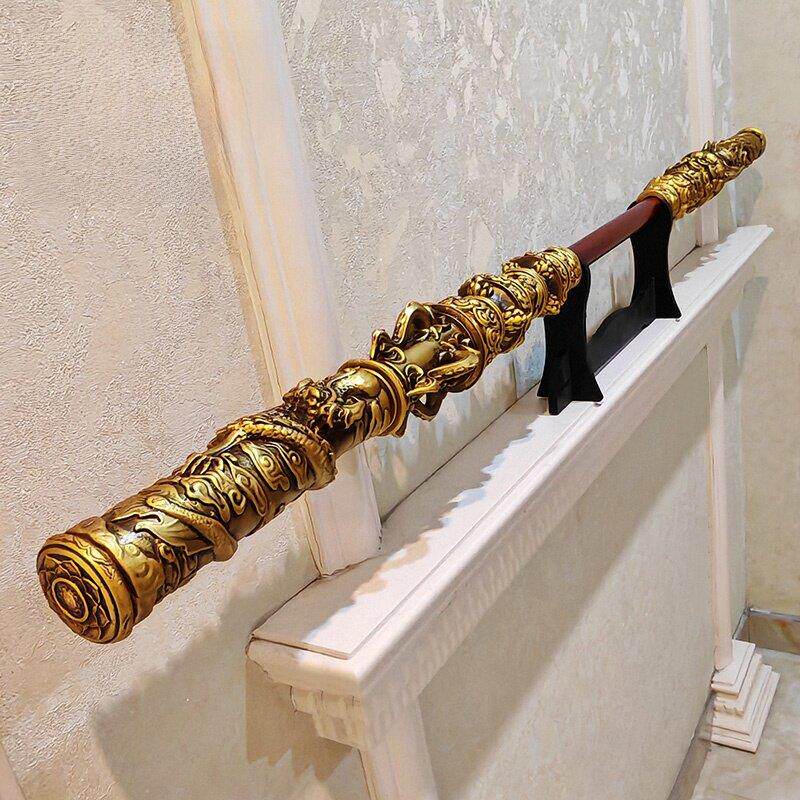 黑神话悟空金箍棒可伸缩半金属武器模型1比1实体玩具如意金箍棒