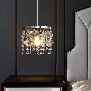 小吊灯水晶床头创意玄关家用北欧门厅阳台过道网红爆款走廊氛围灯