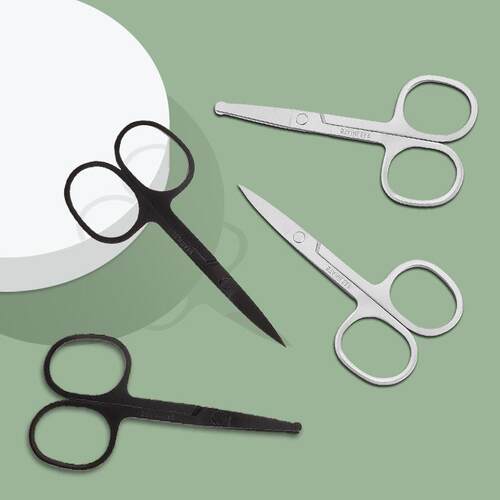Eyebrow Trimming Scissors for Home Use, Pointed Tip Eyebrow