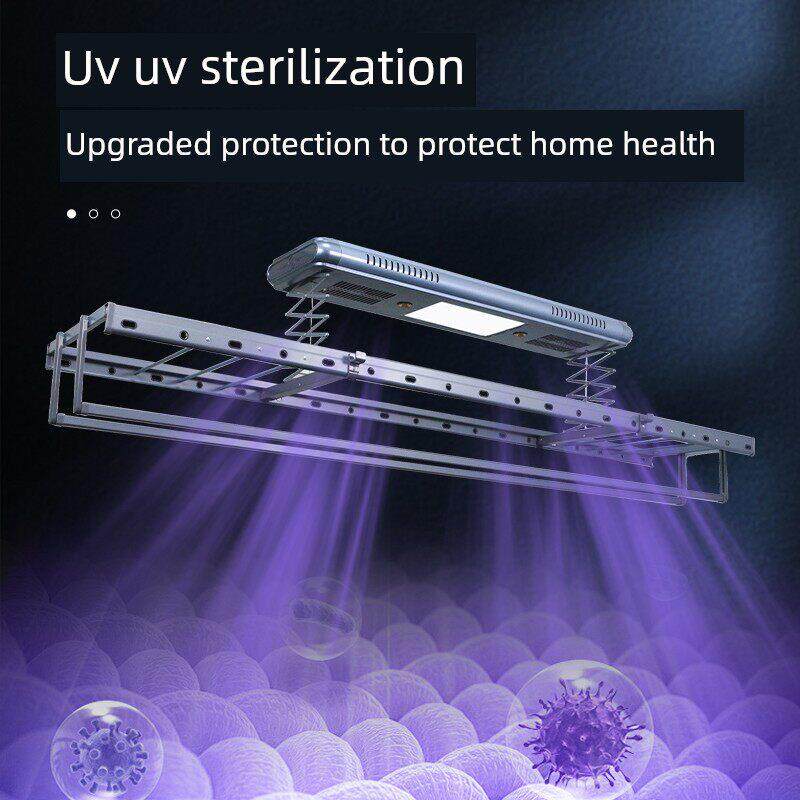 杀瑞智杆星家智能晾衣机电动晾衣架超薄BWN隐形用阳台升降晾衣菌