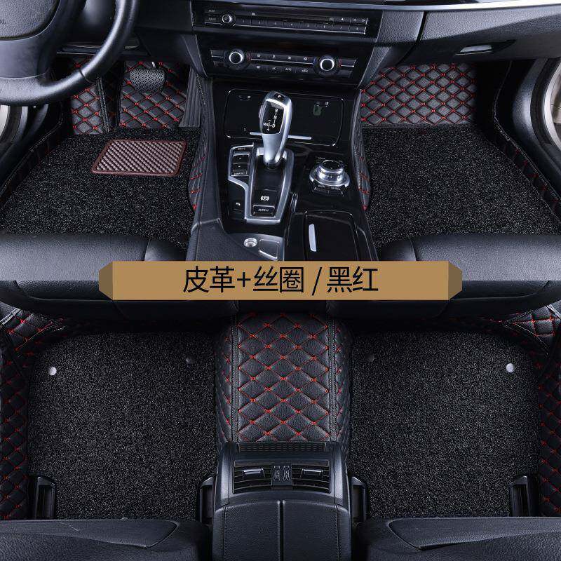 全包围丝圈汽车脚垫专用新桑塔纳福睿斯轩逸捷达名图英朗宝来