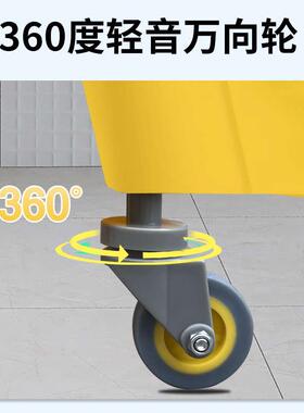 超宝单桶榨水车B-038-1家用酒店保洁车挤水桶墩布榨水车拖把桶20L