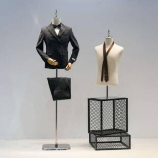 服装店男模特道具半身全身假人人台西装展示架橱窗衣架金属架
