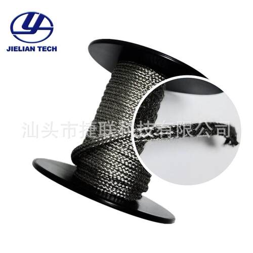 销售QEEPO工业静电绳除静电绳子QP-JDS静电绳耐腐蚀金属纤维绳