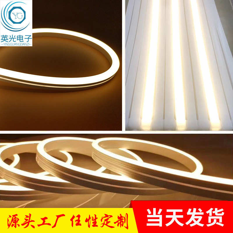 源头工厂LED正发光霓虹灯带LED灯带低压硅胶线条灯5V12V24V