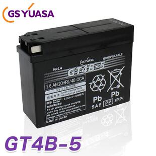 GS汤浅YT4B GT4B TW225摩托车12V2.5AH电瓶蓄电池 FT4B