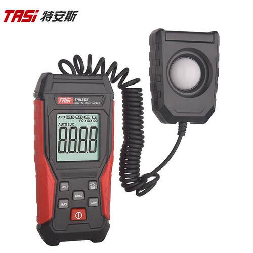 特安斯TASI照度计测光仪照度测试仪流明测试仪数字亮度计 TA630B