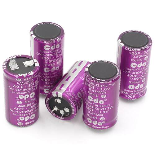 3.0V法拉电380F8/0F/400F/430/480F大电流容3YWH可做汽车模组电容