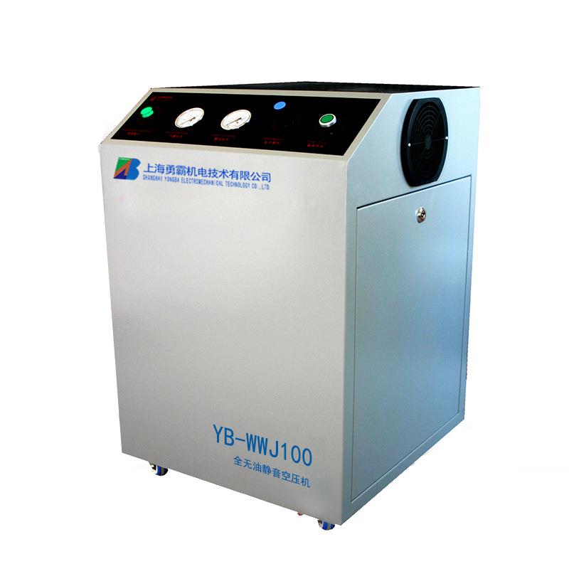 30L发酵罐用无油无水静音空压机YB-WWJ100
