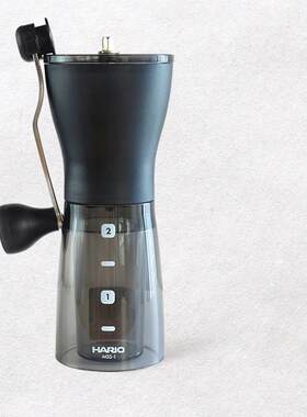 新款hario手摇磨豆机手动咖啡研磨器入门手磨咖啡机可水洗调粗细