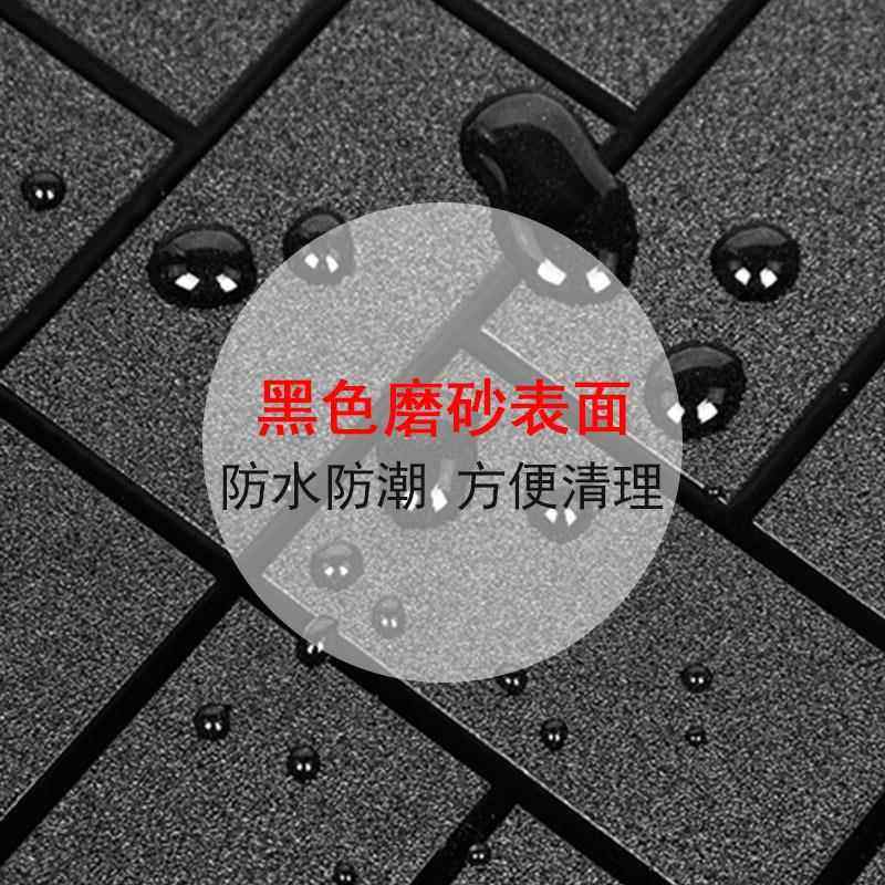 静电黑色贴玻璃贴膜磨全遮黑不透玻不透防光隔热晒砂办公室浴室窗