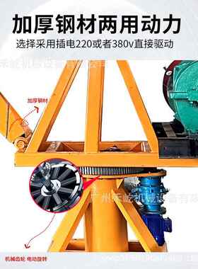 渔船码头起AHL楼鱼吊机旋车间库码头吊高层建仓筑吊装机电动转采