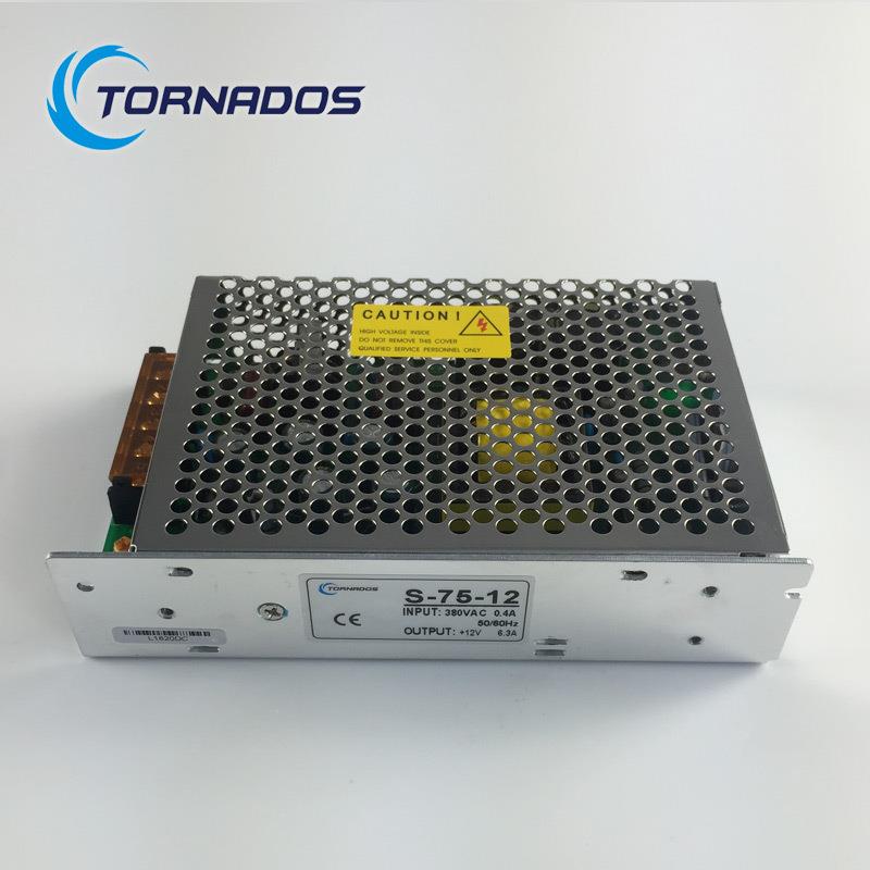 75W工控自动化机械配套开关电源380V转12v工业电源变压器S-75-12