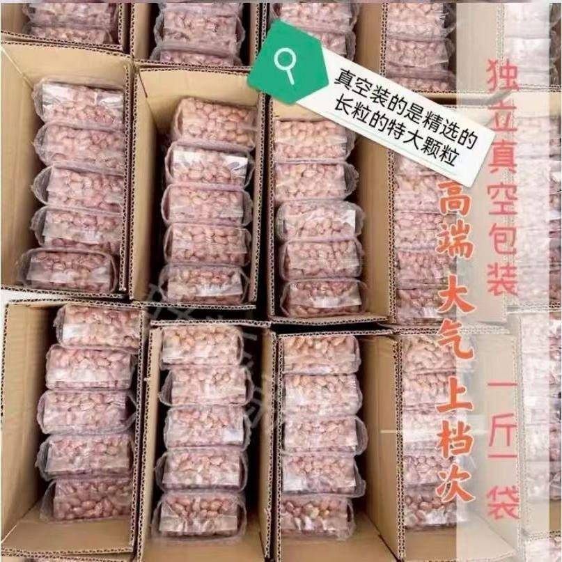 2025年新货花生米 新鲜晒干山东生花生精选大粒 真空包装花生