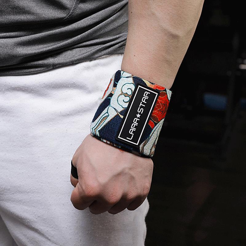 劳拉星健身护腕护力男专业加压运动助之力带量训练防扭伤卧推ISF