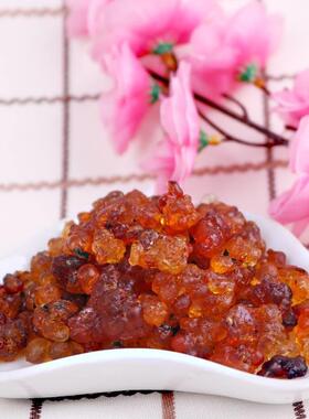 桃胶农家天然胶即原桃花泪特散装包装杂质EEY少琥珀20g0非食台州