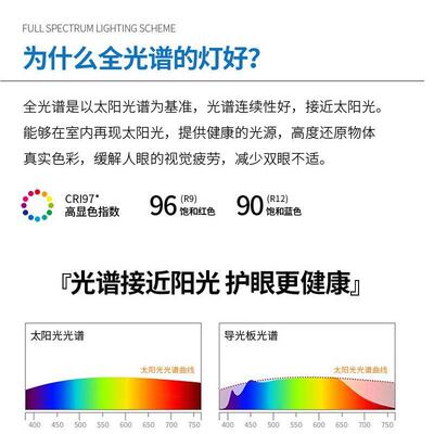 全光谱客厅吸顶灯196W智能语音防眩卧室灯现代高级感大气全屋灯具