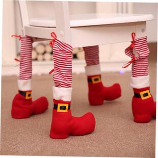 chair Funny DIY Christmas cover feet