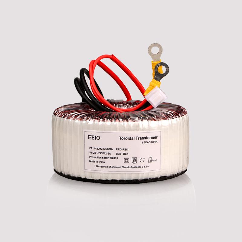 圣元隔离环形变压器220v转24v大功率发烧环牛双36v12电源功放