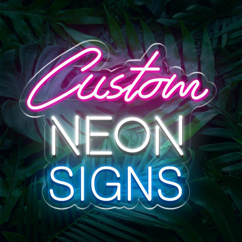 霓虹灯广告牌派对装饰英文字母灯Customneonsign发光灯牌