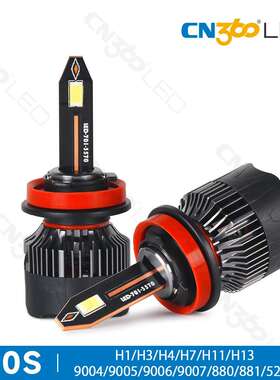 cn360 P30S款65W直插式led汽车大灯远近光灯H4/H7/880/5202外贸款
