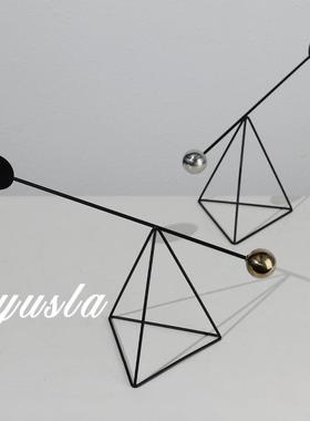 古简约高级LDT感客复厅电视柜餐墅柜别样板间意式摆件边软装饰品