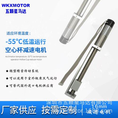 空心杯电机生产厂家12V医美16mm行星齿轮速带编码器WKX机器人