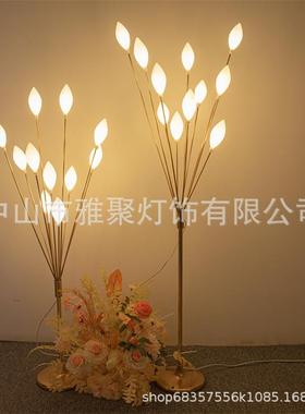 橄榄果婚庆引EJI灯11花蕾果树路引头铁艺电泡镀婚路礼发光舞台摆