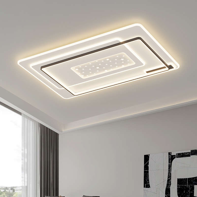 客厅灯现代简约大气2023新款奶油风卧室餐厅灯家用书房led吸顶灯