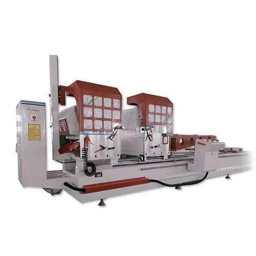 铝合金切割锯断桥铝门窗制作设备数控双头锯厂家切割铝材精度高