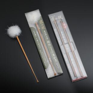 日本GreenBell匠之技挖耳勺天然煤竹掏耳朵勺极细轴鹅毛采耳工具