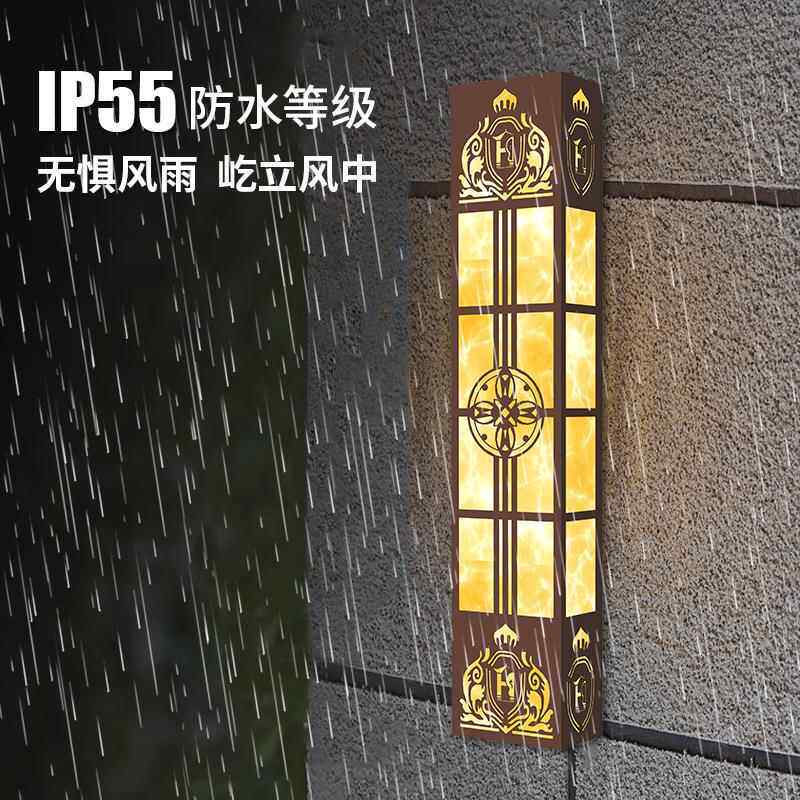 新中式户外廊壁灯阳BH-B032台过道水户防外壁灯别墅走LE庭院D灯