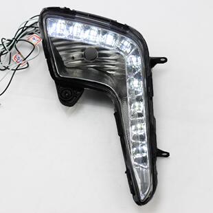 K2与适用起亚RIO改装 专用LED雾灯日行灯 14年款 适用于起亚2011