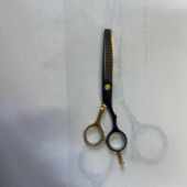 牙拼批发剪刀刘海剪刀剪剪发厂家碎美发平打色套装 黑金理发薄外贸