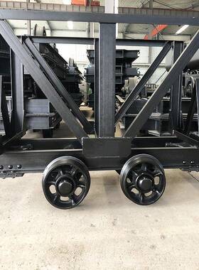 矿用材料车厂家供煤矿运输材料铸钢加厚花篮车 MLC3-9A矿用材料车